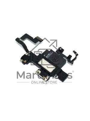 Динамик верхний (слуховой) для iPhone 12 Mini в сборе с датчиком света и микрофоном