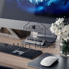 Док-станция Satechi ST-TCHCRM, USB Type-C, USB 3.0/Micro/SD, USB Type-C