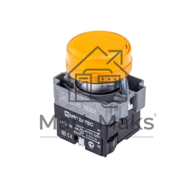 Сигнальная лампа в сборе, желтая. Meyertec MTB2-BV635