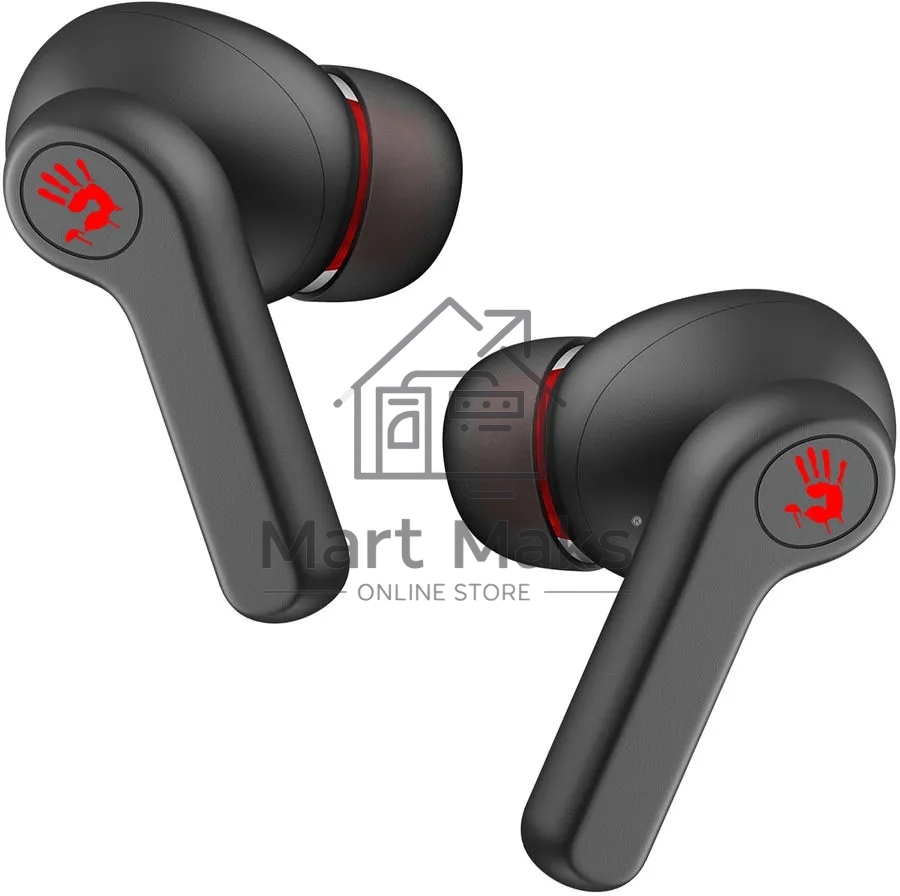Гарнитура вкладыши A4Tech Bloody M30 черный/красный BT