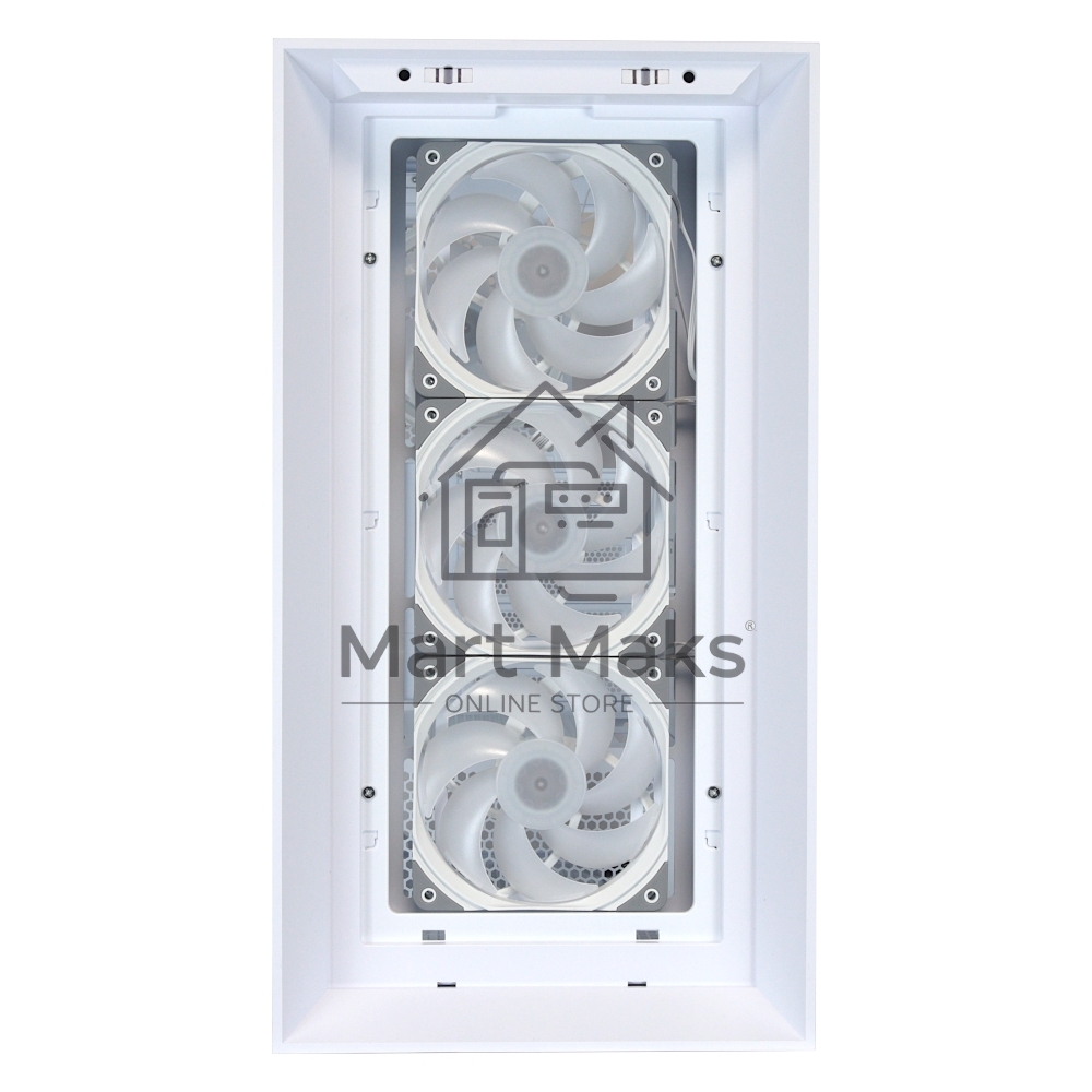 Компьютерный корпус ACD Lagrange; ATX, White, FANS: 120mm ARGB: 3 Top + 1 Rear + HUB. Drive bay int: 3x3,5