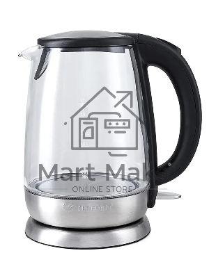 Чайник электрический Kitfort КТ-619, стекло, 1850 - 2200 Вт, 1.7 л