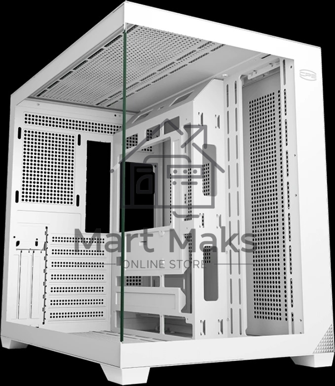 Корпус без блока питания PCCooler C3T700 WH, Midi-Tower, TG, no fans, 1xUSB-A 3.0 + 1xUSB-A 2.0 + 1xUSB-C, ATX, mATX, mITX белый