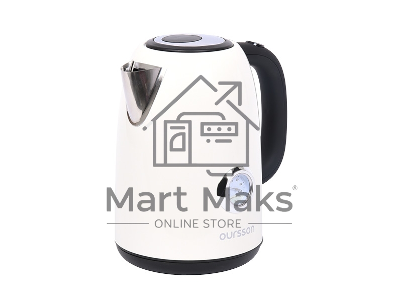 Чайник электрический Oursson KE1752M 1.7л. 2200Вт слоновая кость корпус: металл/пластик (KE1752M/IV)