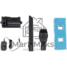 Пылесос вертикальный Vitek VT-CLS01AQUA черный/медный, питание от аккумулятора, 250 Вт, уборка влажная/сухая, пылесборник 0.55 л