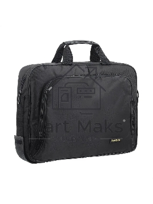 Сумка для ноутбука ExeGate EX264611RUS Office F1596 Black, черная, полиэстер, для ноутбуков до 15.6