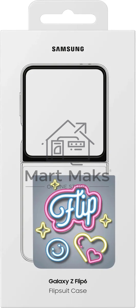 Чехол (клип-кейс) Samsung для Samsung Galaxy Z Flip6 Flipsuit Case Flip 6 (F741) прозрачный/прозрачный (EF-ZF741CTEGRU)