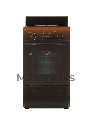 Плита газовая Gefest ПГ 3200-08 К36 коричневый, конфорок 4 шт, духовка 42 л, 50 см x 85 см x 53 см