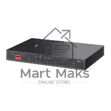 Сетевой коммутатор TP-LINK 1xSFP 1xRJ45 Количество портов PoE+ 6 123 Вт TL-SG1210PP