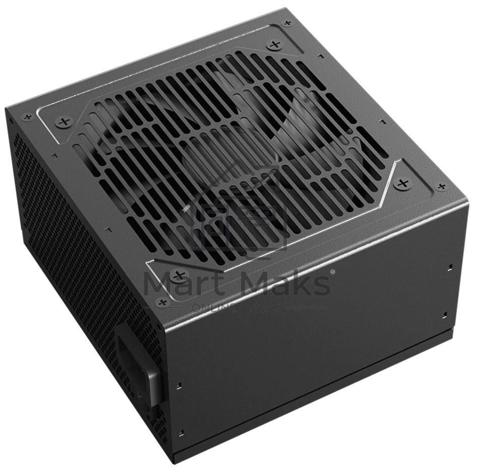 Блок питания PCCOOLER KF650, 650W 80 PLUS White (ATX, ATX 2.4, Non-modular, 1x24(20+4)pin 550mm, 1xCPU*2 8(4+4)pin 610+150mm, 2xPCIe 8(6+2)pin 510mm, 2xSATA*3+MOLEX4pin*1 450+150+150+150mm, Active, 120x120mm, 140x150x86mm, APFC, OVP, SCP, OPP (140-160%, 2