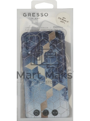 Чехол (клип-кейс) Gresso Meridian, для ZTE Blade L9, синий gr17aaae9049