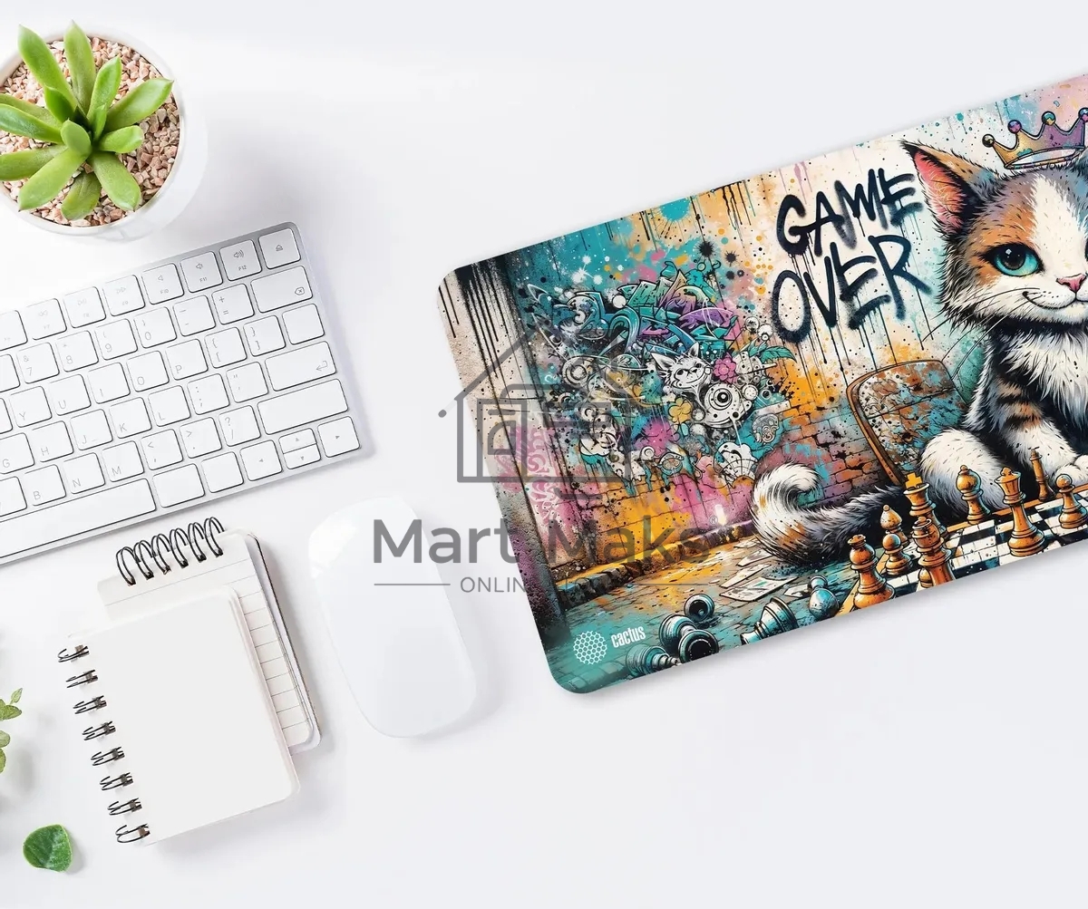 Коврик для мыши Cactus Game Over 900x400x4мм (CS-MP-COR01XXL)