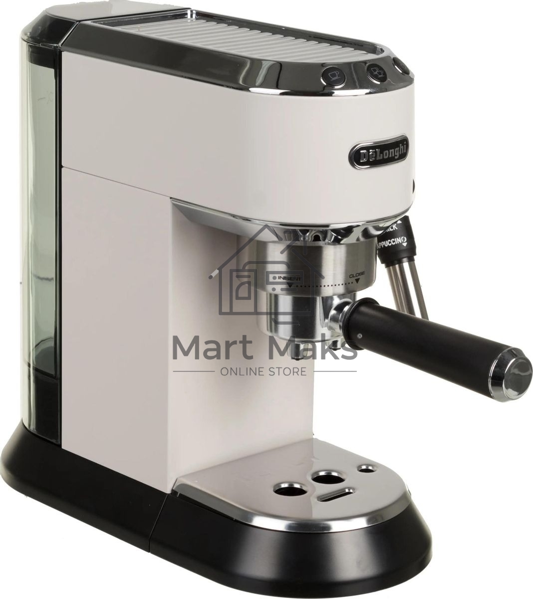 Кофеварка эспрессо DeLonghi EC685.W белый, исп. кофе - молотый/чалды, 1.1 л, 1350 Вт, 15 бар