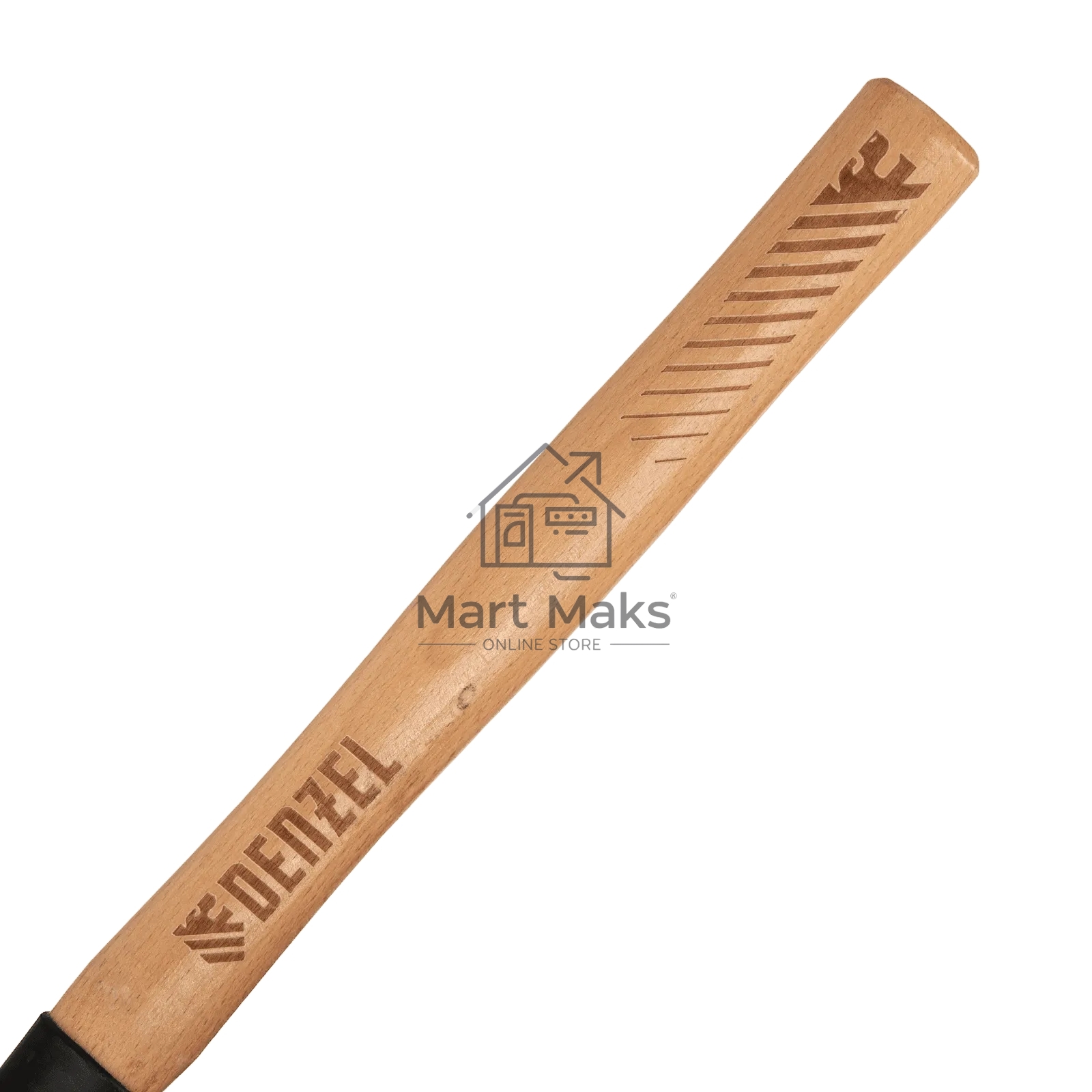 Молоток слесарный Denzel 300 г, кованый квадратный боек, буковая рукоятка