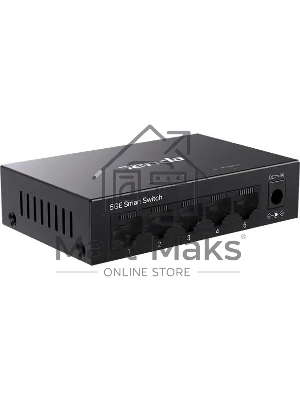 Коммутатор облачный управляемый Tenda TEG2205D 5x1 Гбит/с, настольный, металлический корпус