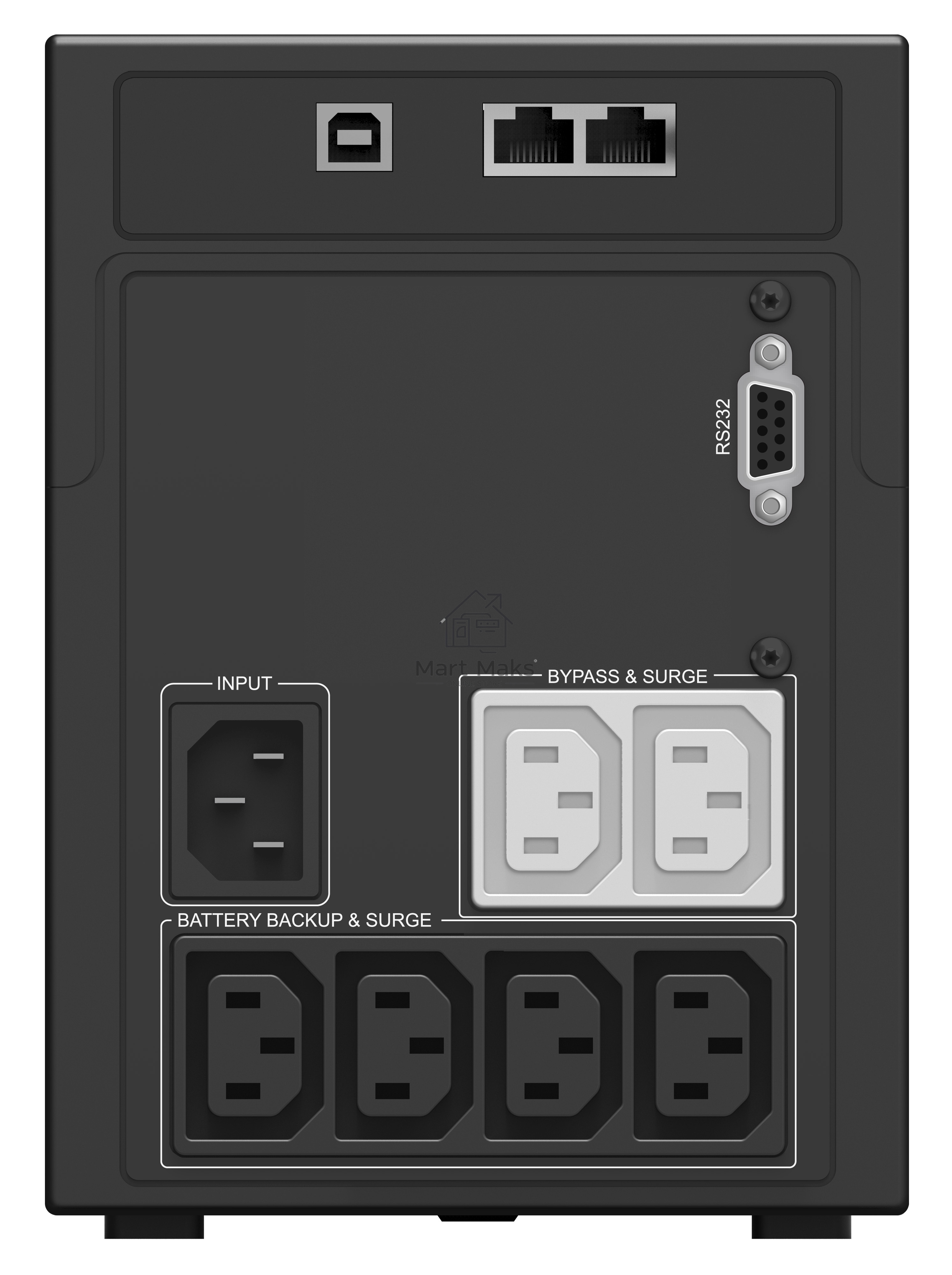 Источник бесперебойного питания Ippon Smart Power Pro II 1200 720Вт 1200ВА черный