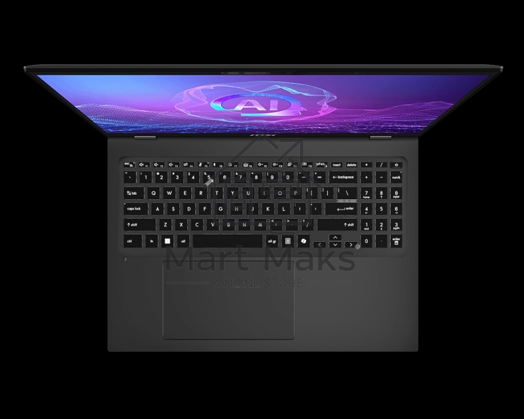 Ноутбук MSI Prestige 16 AI+ Evo B2VMG-033RU серый 9S7-15A331-033 Core Ultra 7 258V 32Gb SSD1Tb Intel Arc 140V 16