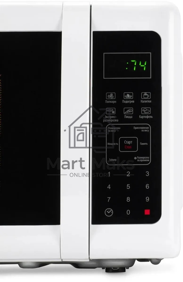 Микроволновая печь SunWind SUN-MW005 белый, 20 л, 700 Вт, переключатели - сенсор