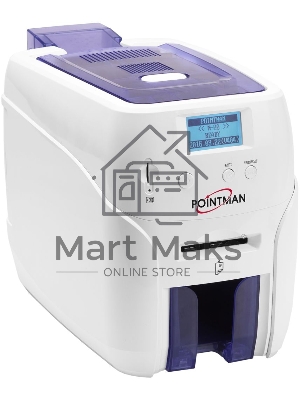 Принтер пластиковых карт Pointman Nuvia N20 300 dpi, до 600 карт/час, USB, Ethernet, RS-232, белый