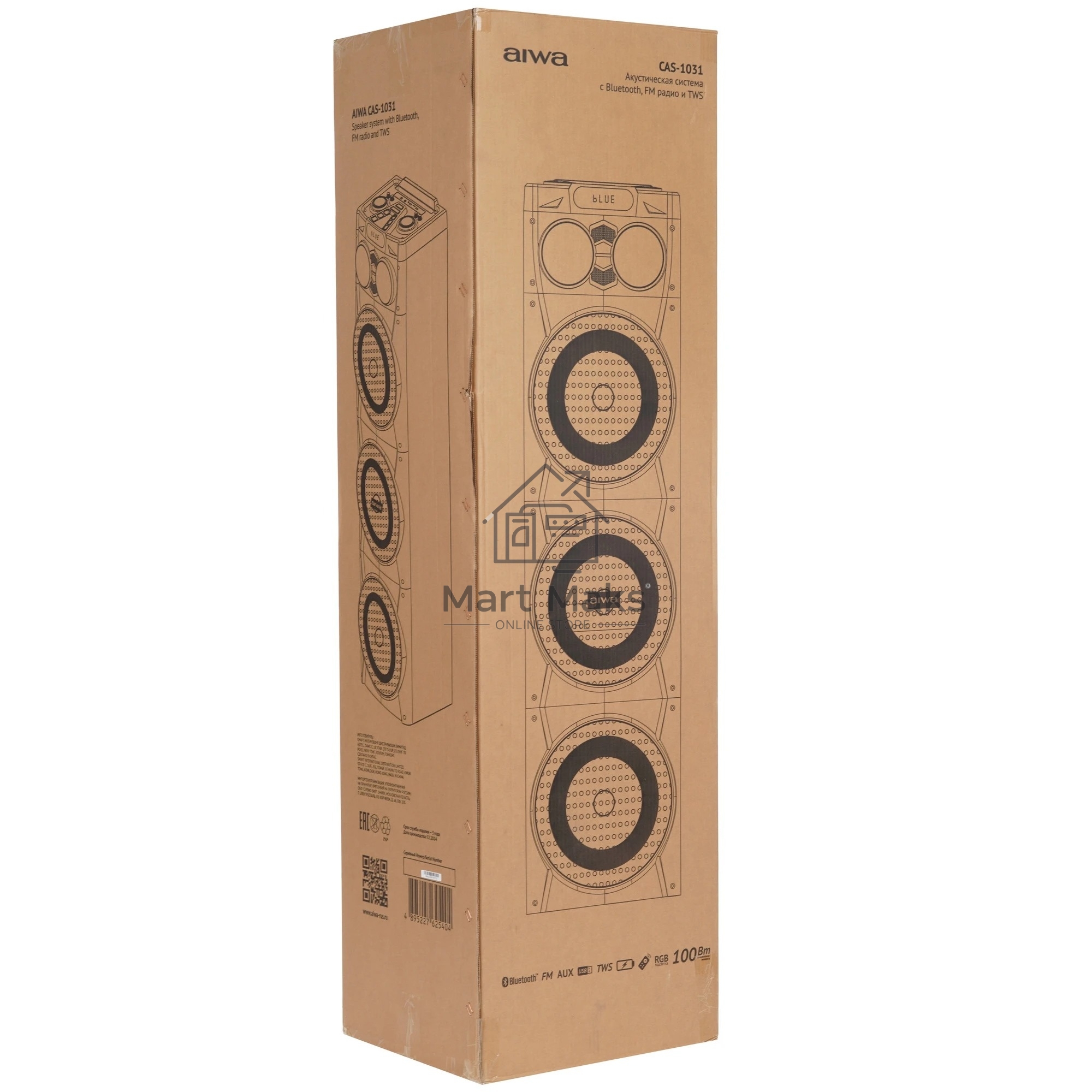 Минисистема AIWA CAS-1031 черный