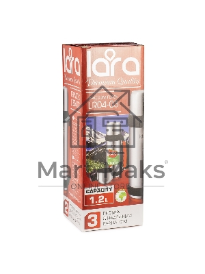 Термос LARA LR04-03 нержавеющая сталь AISI 201 1,2 л