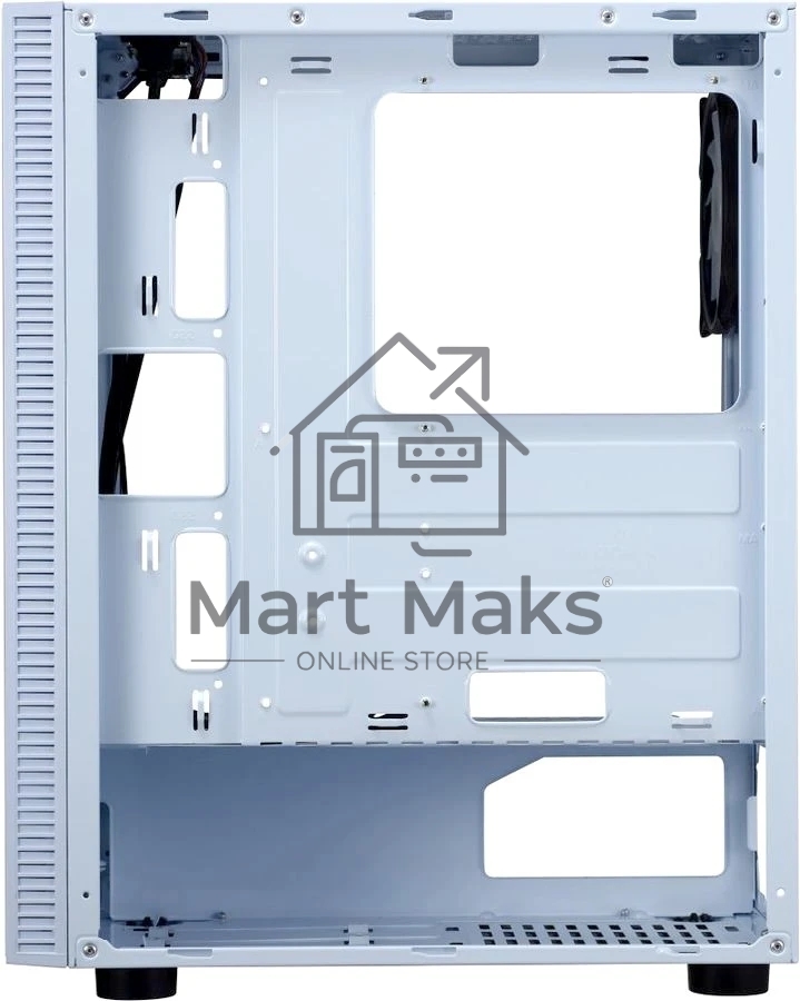 Компьютерный корпус AeroCool / Formula CL-3302W RGb белый без БП ATX 2xUSB 2.0 1xUSB 3.0 audio bott PSU