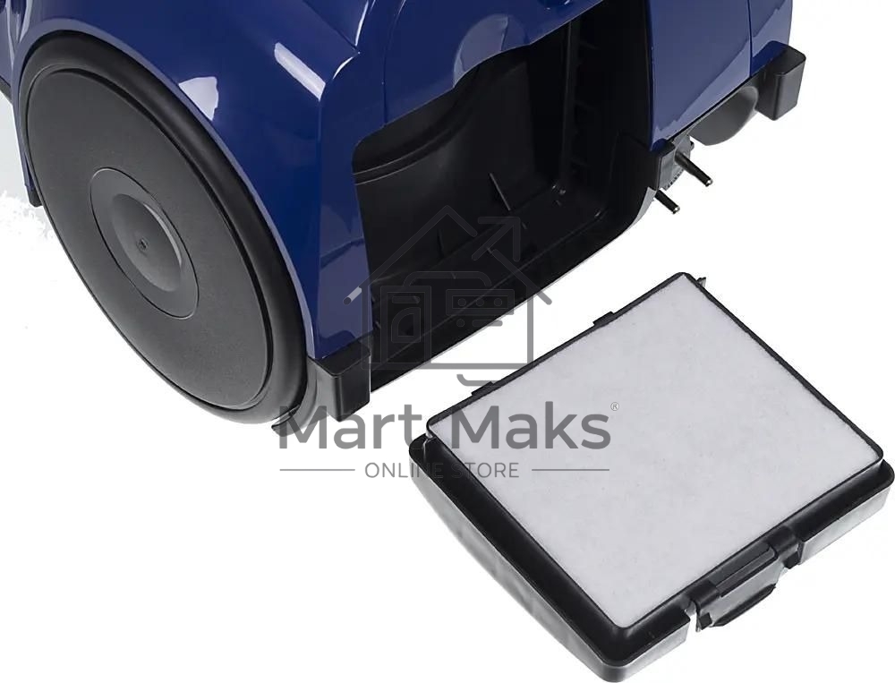 Пылесос Samsung VCC4520S36 синий/черный, 350/1600 Вт, уборка сухая, пылесборник контейнер 1.3 л