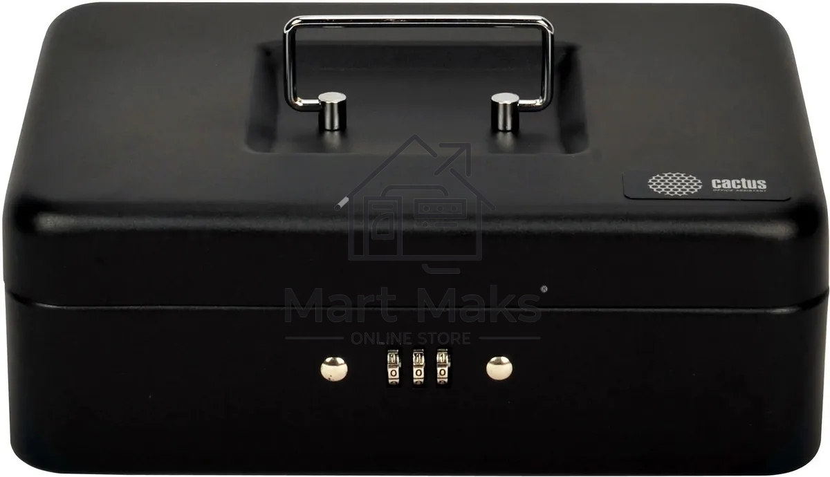 Ящик для денег без номинала Cactus CS-DCB-003 90x250x180 графитовый