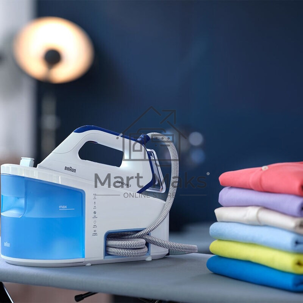 Парогенератор Braun IS3157BL синий/белый, 2400 Вт
