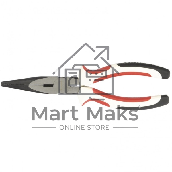 Длинногубцы Matrix Premium 17187, 200 мм, прямые, трехкомпонентные рукоятки