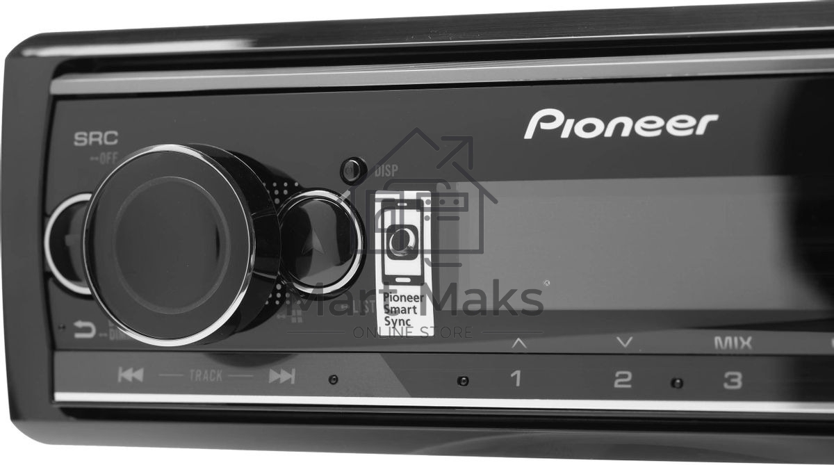Автомагнитола Pioneer MVH-S520BT 1DIN 4x50Вт