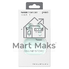 Беспроводные наушники PERO TWS06 COMFORT Light green