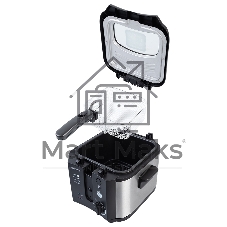 Фритюрница ENDEVER Skyline FR-115 чёрный/металлик, 1800 Вт, 2.5 л, 0.6 кг, антипригарное покрытие