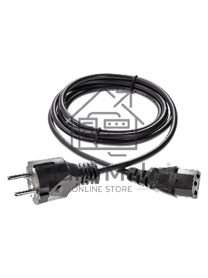 Кабель компьютер - розетка 1,5 м 220V (Европейский стандарт) VCOM/TELECOM