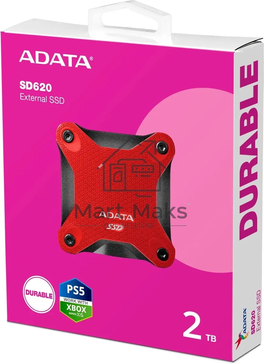 Внешний накопитель SSD A-Data USB3.1 2TB SD620-2TCRD SD620 2.5