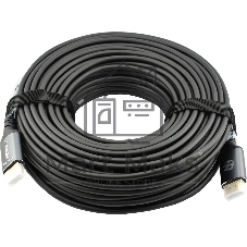 Кабель аудио-видео Cactus CS-HDMI-AOC-2-30 HDMI (m)/HDMI (m) 30м. позолоч.конт. черный