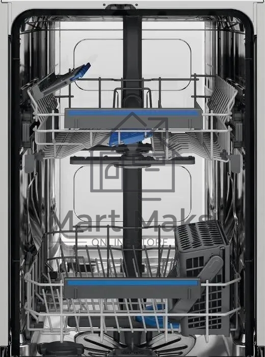Встраиваемая посудомоечная машина Electrolux EEG62300L, серебристый, 44.6 см, 9 компл., 44 дБ, класс D