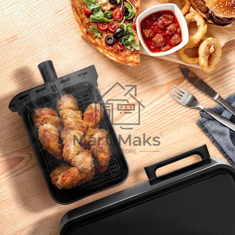 Аэрогриль Kitfort КТ-2256 2850Вт черный/серебристый