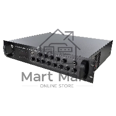Микшер-усилитель Intrend ITMXAMP-350MTZ зональный, 5 зон. MP3, FM-тюнер, USB, Bluetooth, 3хMic/2хLine входы, 1хLine выход, 350 Вт, 4-16 Ом/100V, IR-пульт в комплекте