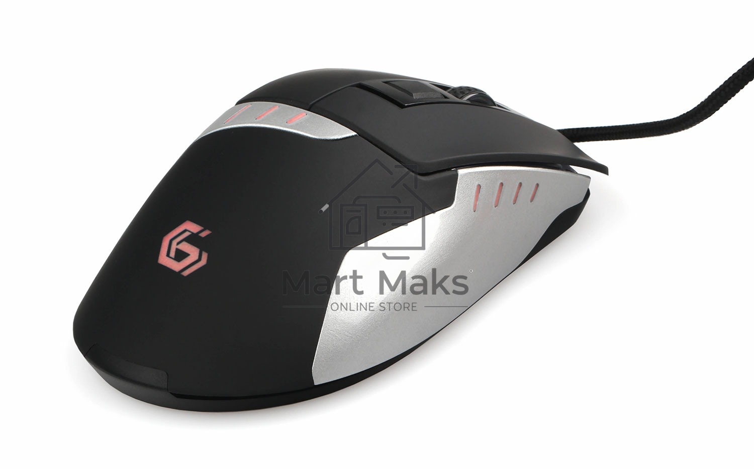 Мышь проводная Gembird MG-520 черный, 3200 dpi, USB, кнопки - 6