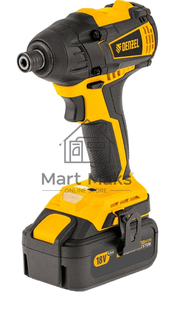 Винтоверт ударный аккумуляторный бесщет CID-IB-200 18В Li-Ion Denzel