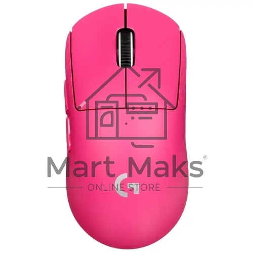 Мышь беспроводная Logitech G PRO X Superlight 2 розовый, 32000 dpi, радиоканал, USB, кнопки - 5