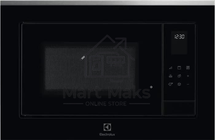 Встраиваемая микроволновая печь Electrolux LMS4253TMX/с грилем, объем 25 л., высота 390 мм, черный/нерж. Сталь