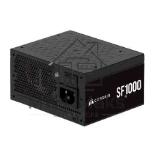 Блоки питания/ Power Supply Corsair SF1000, Model RPS0176, 1000W 80+ Platinum (SFX, 3.1, PCIe 5.1, Full modular, 1x24(20+4)pin, 1x12VHPWR, 2x4+4-pin CPU +12V (EPS), 3x4-pin Molex, 4x6+2-pin PCIe, 8xSATA3, Active, 92x92mm, 125x100x63.5mm, APFC, Power cable-EU, black)