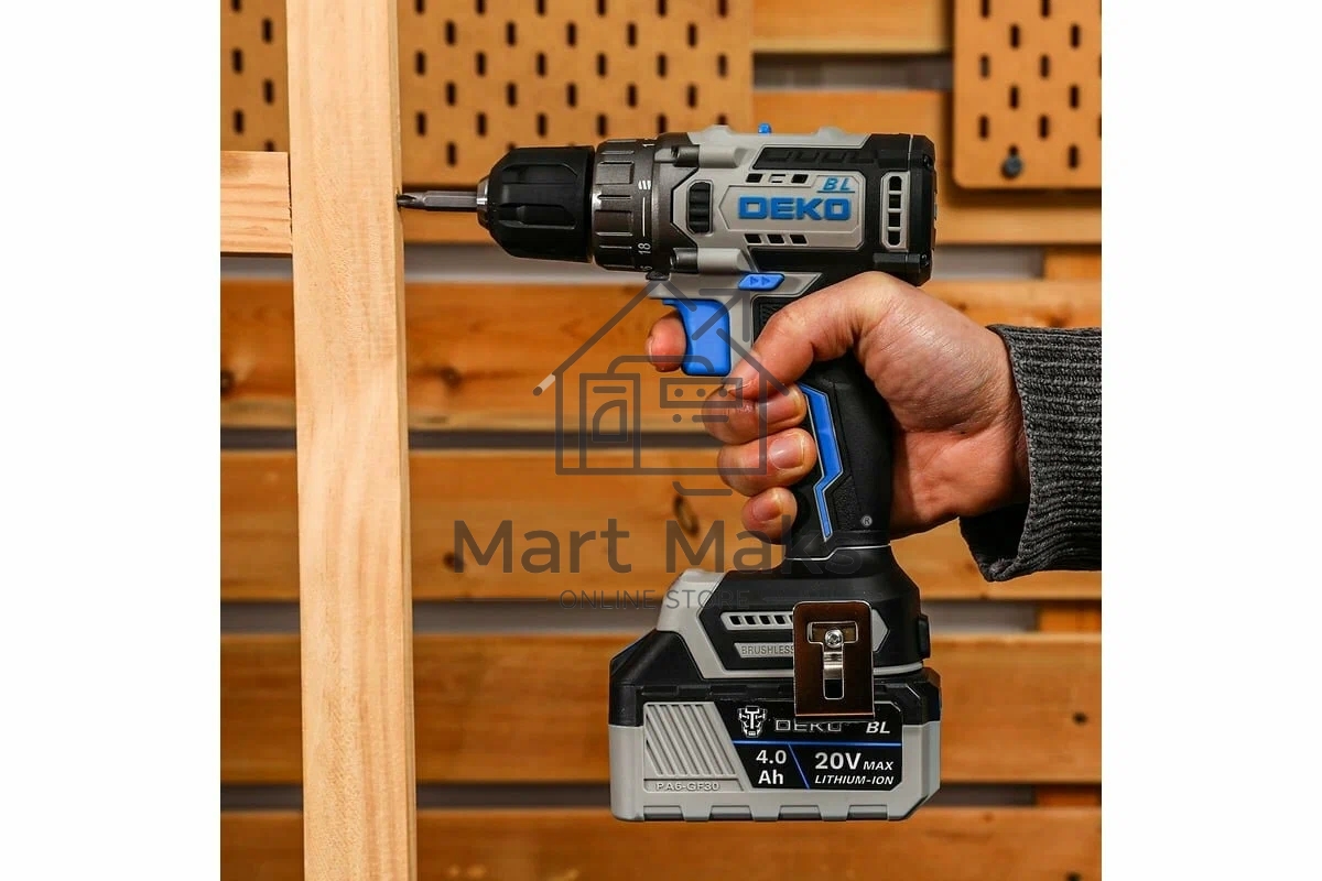 Дрель-шуруповерт Deko Loner 20V One 085-1004, Аккумуляторная, 20В