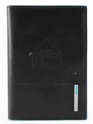 Обложка для документов Piquadro Blue Square PP5256B2/N. черный, натур.кожа