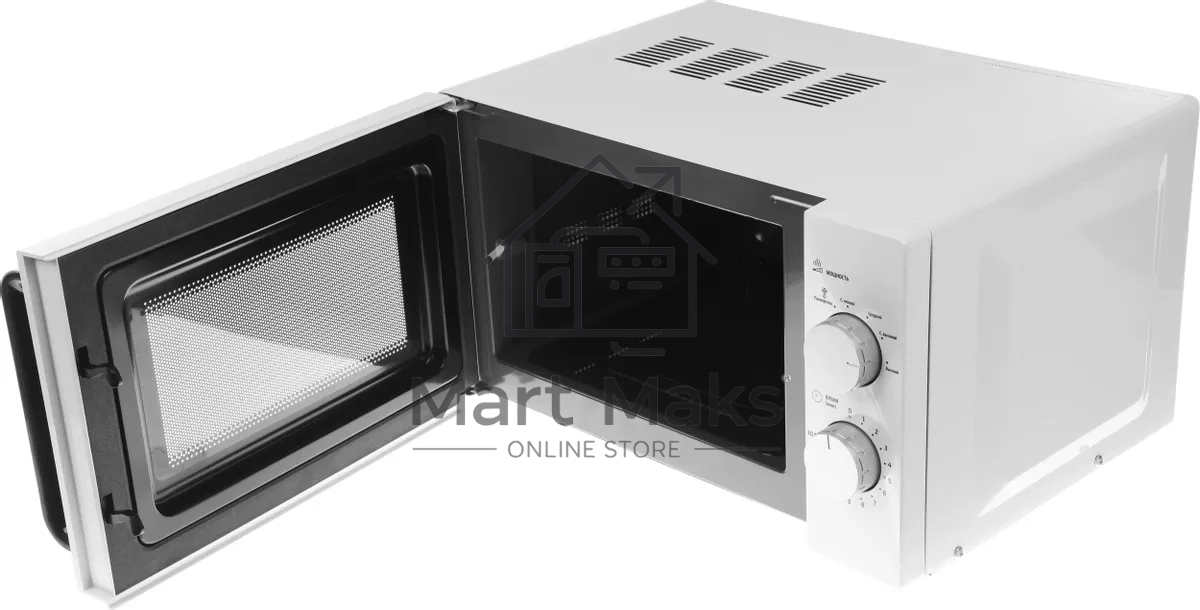 Микроволновая печь Galanz MOS-2401FMW белый, 20 л, 800 Вт, поворотный механизм