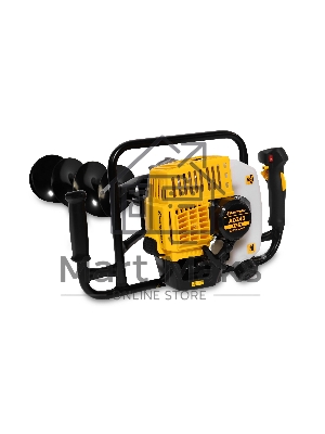 Мотобур CHAMPION AG243(1,25/1,7 кВт/л.с., объем двиг 42,7 см3, вес 9,2кг, бак 0,98л, передаточное число 40: 1, макс об/двиг 8800,1.Двигатель в сборе 2.Бур почвенный 150мм,3.Перчатки 4.Емкость для приготовления топливной смеси 5.Очки 6.Ремонтный набор 7.На