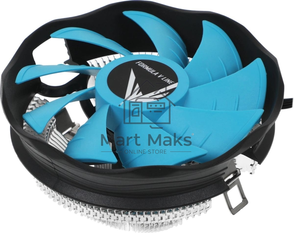 Кулер для процессора AeroCool/Formula Verkho Plus серебристый/черный, 120 мм, алюминий, 2000 об/мин, 26.5 дБ, 4 pin, 110 Вт, 68 мм