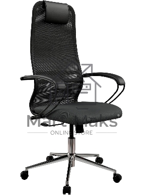 Кресло офисное SU-B-8/подл.130/осн.009, черный DA.12.1.2A2 zDA.12.1.2A2